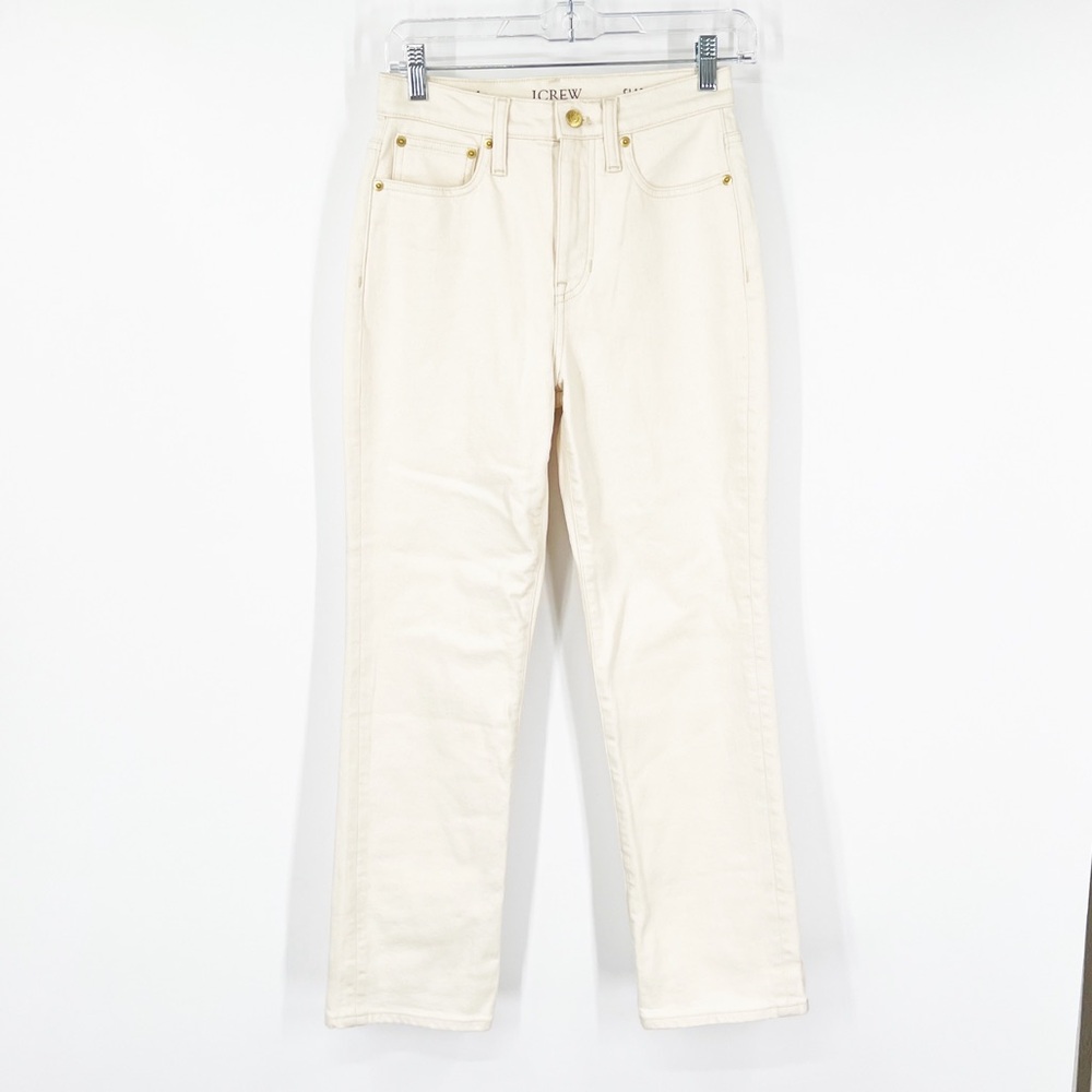J. Crew Classic Straight Jeans in Vintage Canvas